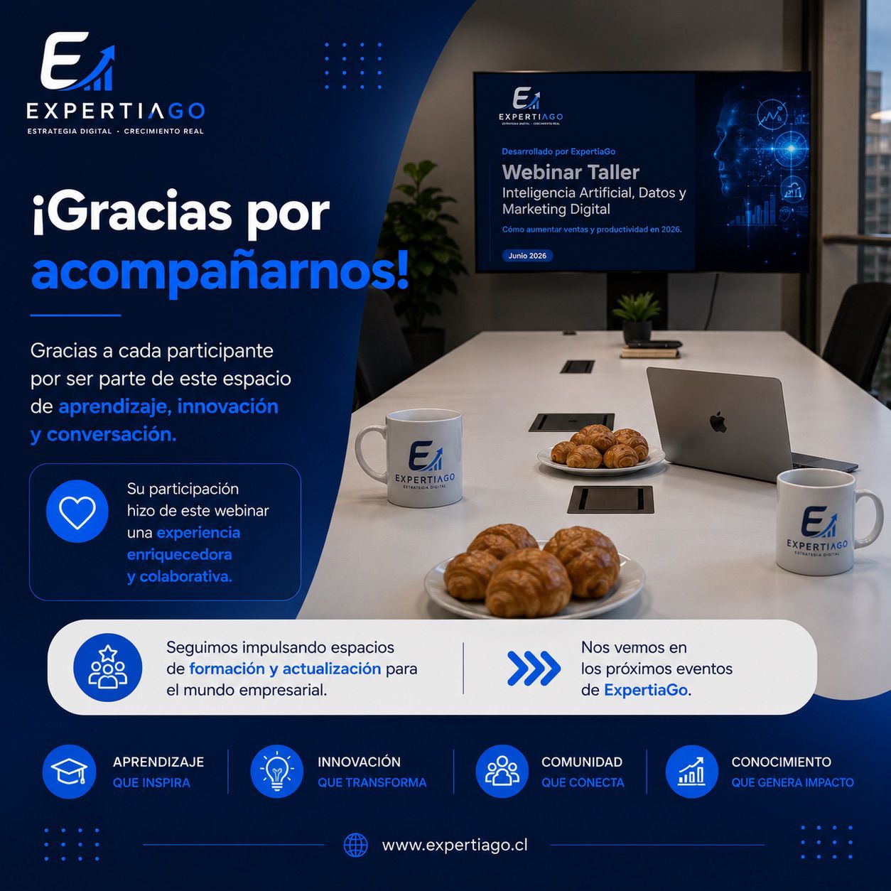 Gracias por acompañarnos en el Webinar Taller de Expertia Go