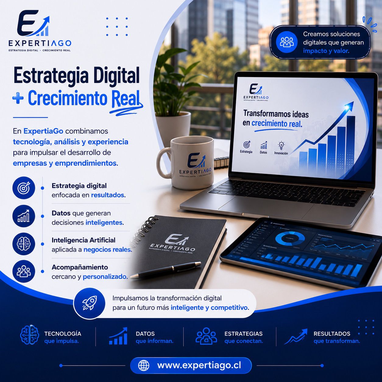 Estrategia Digital + Crecimiento Real, el enfoque de Expertia Go